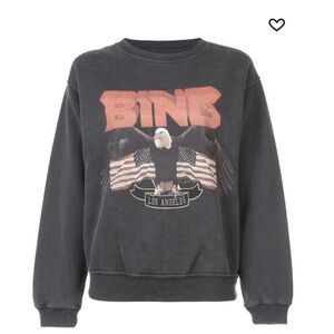 Anine Bing Logo Oversized Sweatshirt